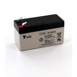 Batterie Plomb Yuasa 12V 1.2A Y1.2-12FR taille réduite