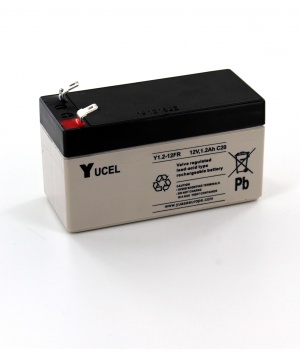 Batterie Plomb 12V 1.2Ah Yuasa (97X42X55) (Y1.2-12FRCN) 