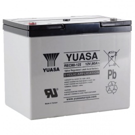 Batterie Plomb 12V 80Ah Yuasa (259X168X212) M6 (REC80-12I)