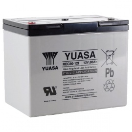 REC80-12I Yuasa Batterie 12V 80Ah Blei akku