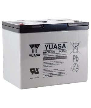 Lead 12V 80Ah REC80-12I Yuasa battery