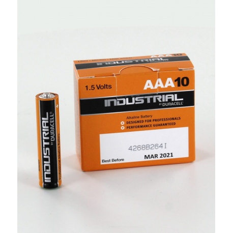Pilas alcalinas tipo AAA LR03 DURACELL ID2400 Industrial