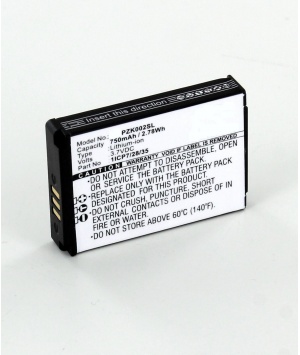 Batterie 3.7V 750mAh pour casque sans fil Zik 2.0 Parrot (1/CP7/28/35)