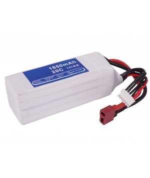 Battery Li-Po 14.8V 20c 1650mAh for remote control and Drone