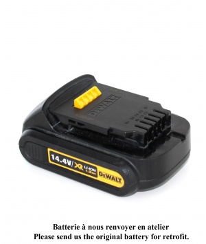 DEWALT DCB145 14.4 v 1.3 Ah Li - Ion batteria al piombo ricondizionamento DEWALT DCB145 14.4 v 1.3 Ah Li - Ion batteria al piombo ricondizionamento