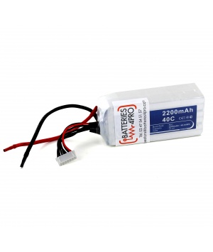 Battery Li-Po 22.2V 40c 2200mAh for remote control and Drone