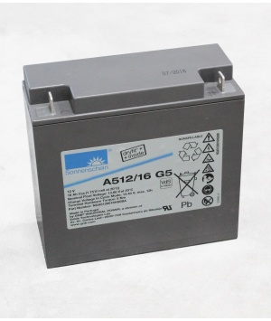 Batterie blei Gel 12V 16Ah A512/16 G5 Sonnenschein