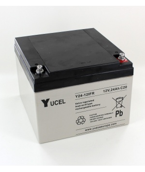 Batterie Plomb Yuasa YUCEL 12V 24Ah Y24-12IFR