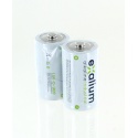2 batteries LR20 1.5V D alkaline EXALIUM