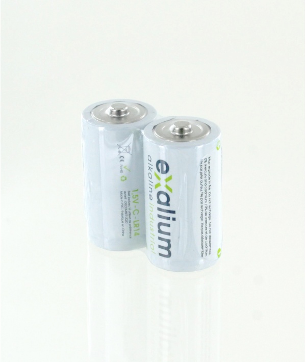 Piles 1.5V Alcalines LR14 C EXALIUM - Batteries4pro