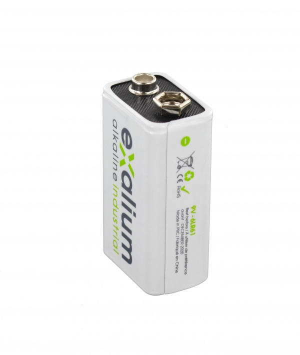 Pile Alcaline 9V 6LR61 PP3 680 mAh - La Vitrine Médicale 974