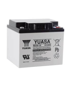 Lead battery 12V 50Ah REC50-12I Yuasa