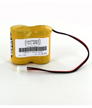 Battery 3V 18Ah compatible alarm Cooper Security I-ON40, 760ES