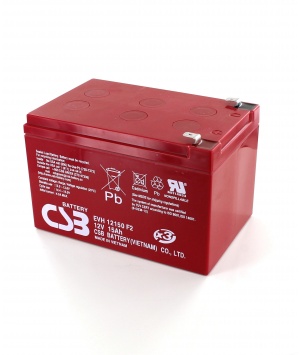 Batterie Plomb 12V 15Ah Csb (151X98X100) F2 (EVH12150) 