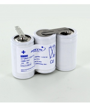Batterie Saft 3.6V 4Ah 3VTD70 Cote cote 137973