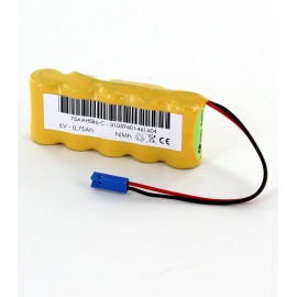 Batterie 6V 600mAh NiMh pour tableau d'affichage STRAMATEL