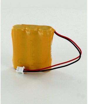 Batterie 3.6V 700mAh NiCd type KR4-M4252-10 pour PLC Yamaha ERCX, SRCX, DRCX (KR4-M4251-100)