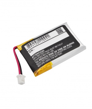 Batterie 3.7V 180mAh Li-Po pour casque Plantronics CS60 et C65 (65358-01)