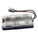 Batería de 4.8V 1.6Ah 802218 NiCd para la seguridad de iluminación Luminox 10780