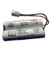 Batteria 4.8 v 1.6 Ah NiCd 802218 per sicurezza illuminazione Luminox 10780