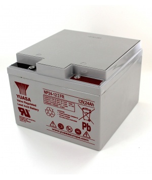Batterie Plomb 12V 24Ah Yuasa (166X175X125) (NP24-12IFR) 