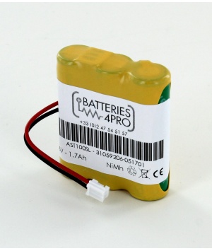 Batterie 3.6V 1.7Ah NiMh pour TPE EFT20-S EFT20-R ASCOM