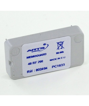 Batterie Ni-Mh 2,4V 80mAh Mémoguard Saft (802494)