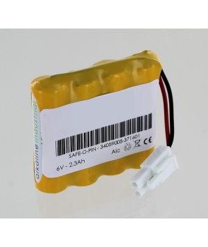 Batteria 6V alcalina per bloccare il tipo di cassetta di sicurezza-O-Pino 3850.000.020