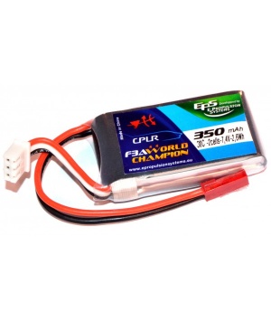 Battery 7.4V Lipo 2S 350 mAh 30/60C JST