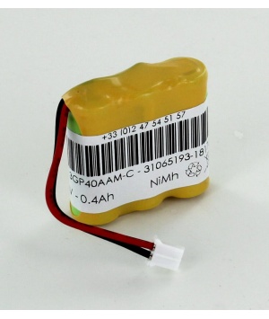 Batterie 3.6V 0.4Ah NiMh type 3GP40AAM pour Télecommande Jay