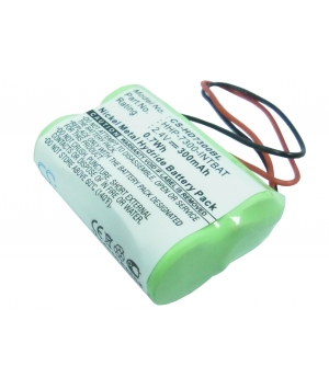 2.4V 0.3Ah Ni-MH battery for Handheld 7400