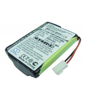 Batteria 3.6V 0.65Ah Ni-MH per Panasonic Handheld ZE-79