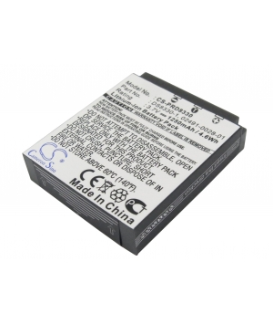 3.7V 1.25Ah Li-ion battery for AVANT S10