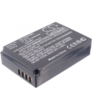 7.4V 0.65Ah Li-ion battery for Canon EOS 100D