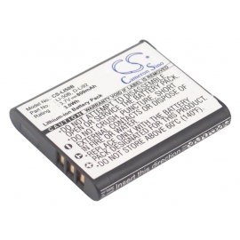 3.7V 0.8Ah Li-ion battery for Casio Exilim EX-TR10