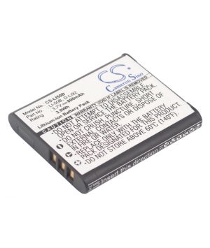 3.7V 0.8Ah Li-ion batterie für Casio Exilim EX-TR10