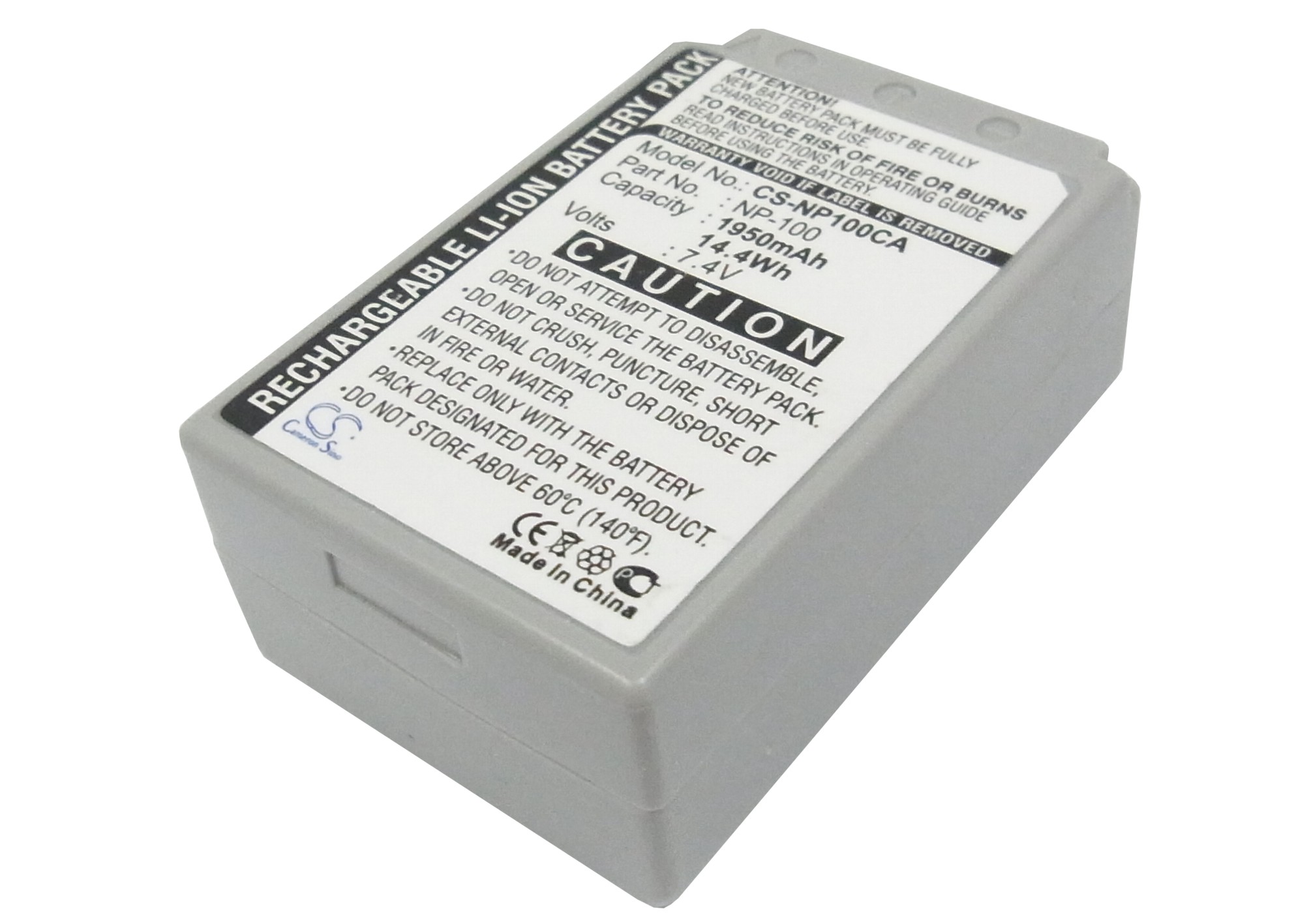 Batería 7.4V 1.95Ah Li-ion para Casio Pro EX-F1 - Batteries4pro