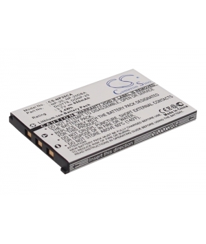 Batterie 3.7V 0.65Ah Li-ion pour Casio Exilim Card EX-S880