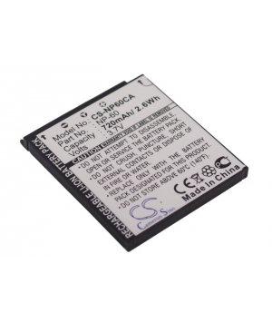 Batería 3.7V 0.72Ah Li-ion para Casio Exilim EX-FS10
