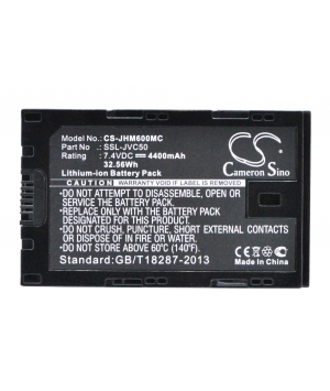 Batería 7.4V 4.4Ah Li-ion para JVC GY-HM200