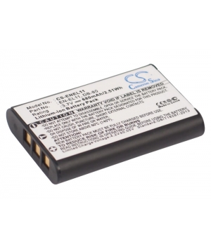 Batería 3.7V 0.68Ah Li-ion para Nikon Coolpix S550