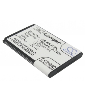 Batteria 3.7V 0.75Ah Li-ion per SVP 3 AGG-052