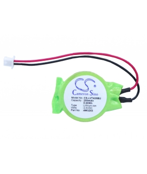 Pile 3V 0.2Ah Lithium pour Lenovo Thinkpad T400 (04W1642)