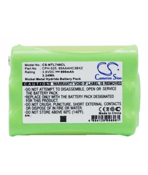 3.6V 0.9Ah Ni-MH battery for Nortel 81010