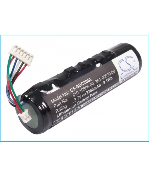 Batterie 3.7V 2.2Ah Li-ion pour Garmin Astro System DC20