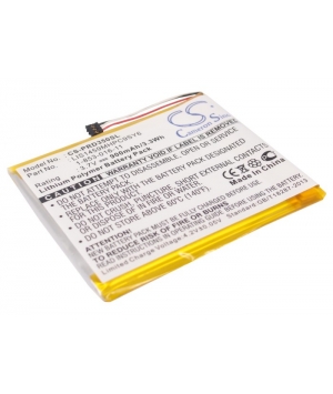 3.7V 0.9Ah Li-Polymer battery for Sony PRS-350