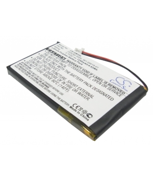 Batterie 3.7V 1.25Ah LiPo pour GPS Garmin iQue M3, M4