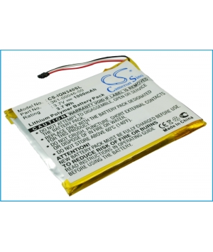 Batería 3.7V 1Ah LiPo para GPS Garmin Nuvi 3750 Batería 3.7V 1Ah LiPo para GPS Garmin Nuvi 3750
