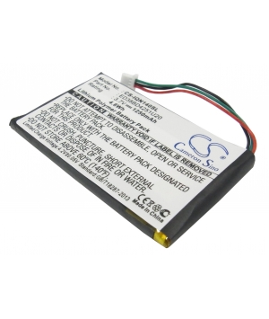 Akku 3.7V 1.25Ah LiPo für GPS Garmin Nuvi 1490T Pro