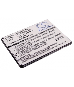 Batería 3.7V 0.9Ah Li-ion para Alcatel A382G